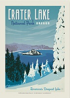   Sticker - Crater Lake - America's Deepest Lake